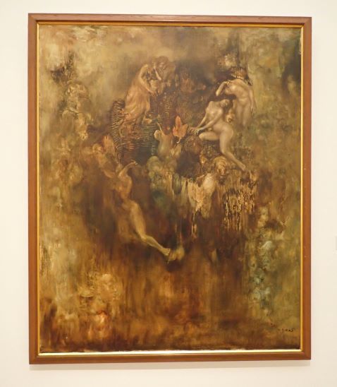 Ⅱ《幽谷》1971年 油彩・カンヴァス 北九州市立美術館.JPG